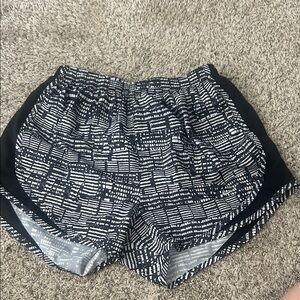 Nike Black and White Athletic Shorts